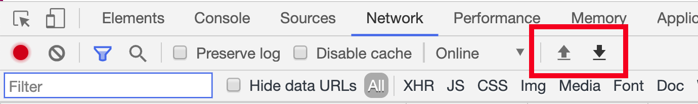 developer tools har export